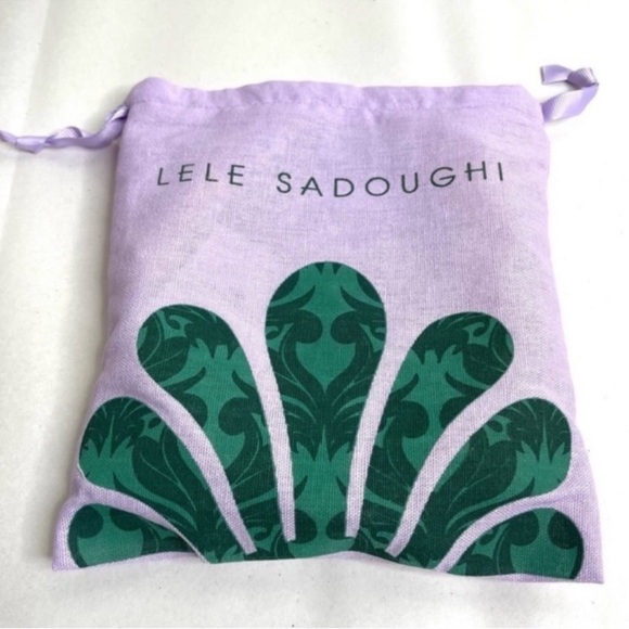 LELE SADOUGHI x LIBERTY LONDON Crystal Embellished NEW Yellow Floral Headband - Picture 8 of 10